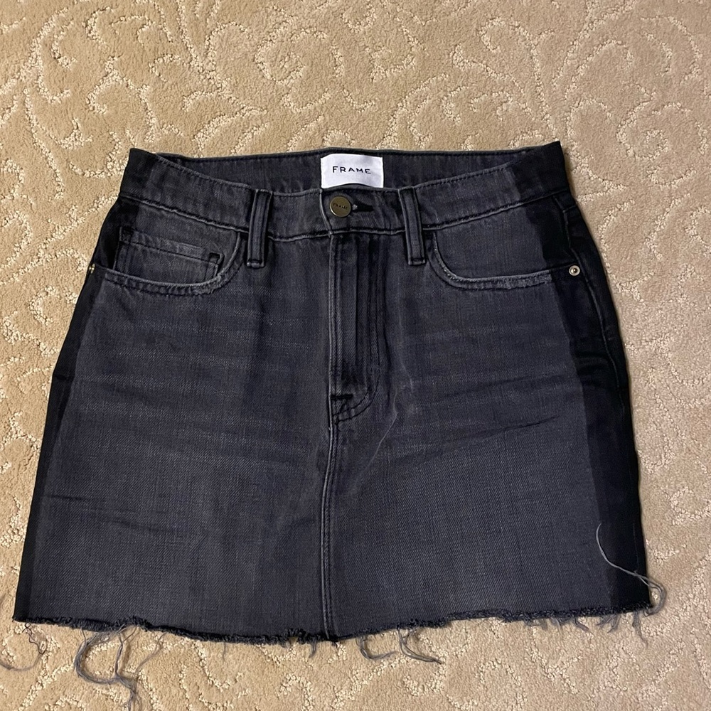 Frame 26 mini jean skirt